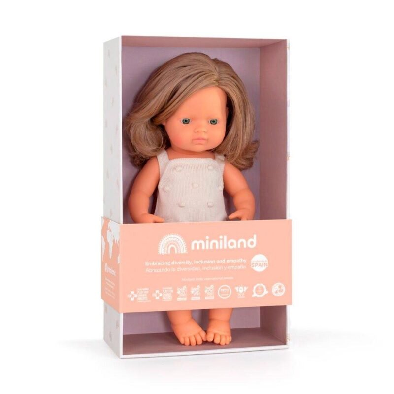 Poupée  Fille Avec Cheveux Blonds  l Miniland