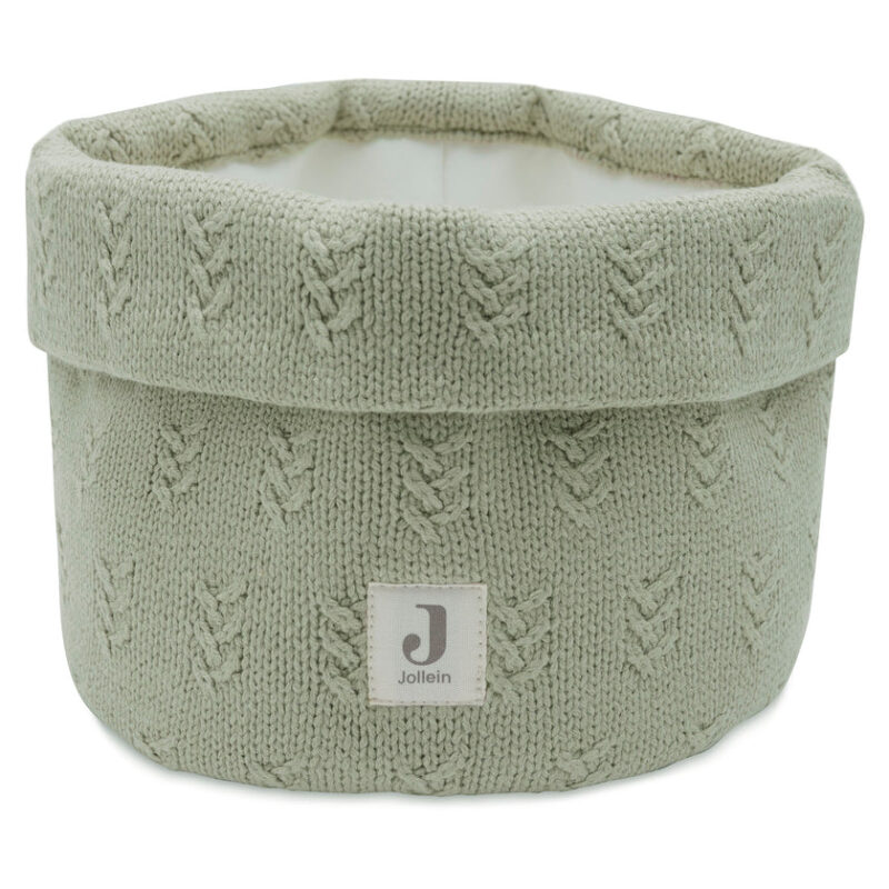 Panier de rangement | Cosy knit Olive Green