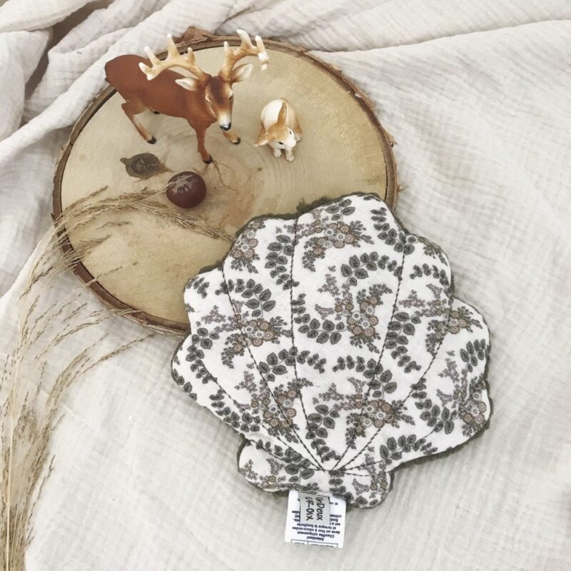 BOUILLOTTE SECHE – COQUILLAGE & CRUSTACEE – gaze flowers Kaki
