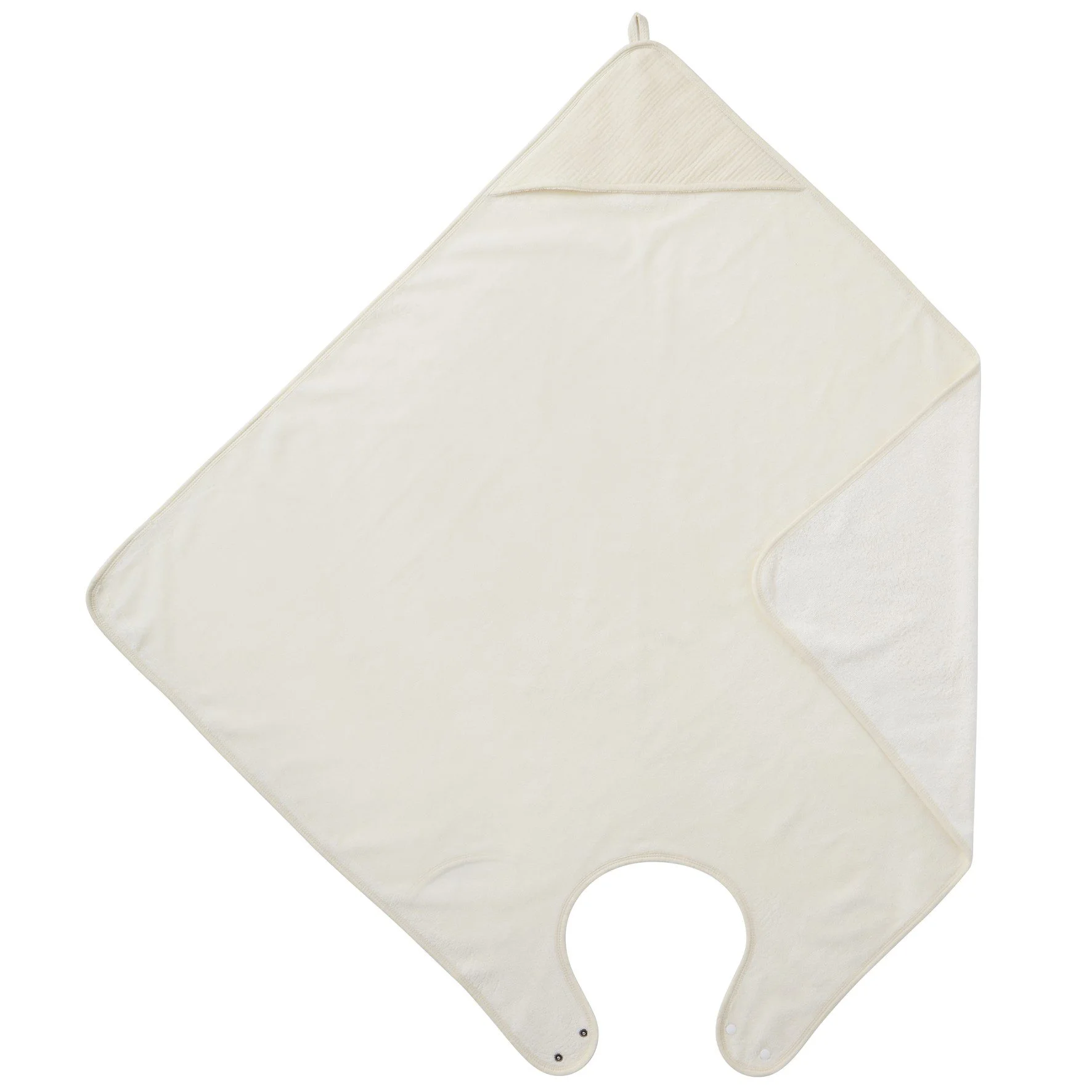 Cape De Bain Bébé Bambou + Gant - Ultra Douce, 70x70cm, Cadeau Naissance Tendance
