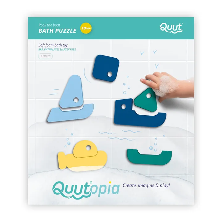 Puzzle de bain Voiliers | Bleu