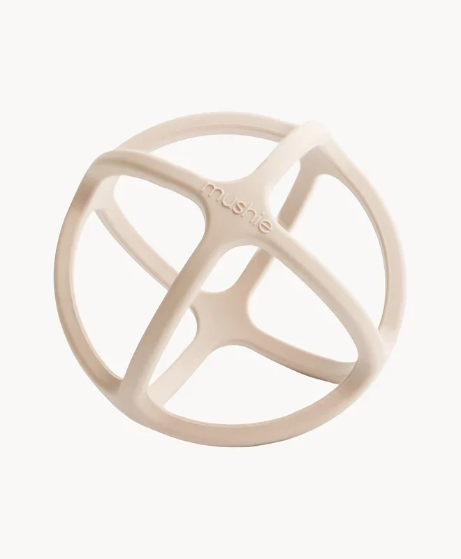 Balle de dentition en silicone l Beige clair