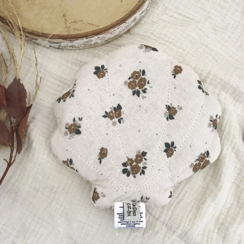 BOUILLOTTE SECHE – COQUILLAGE - GAZE NEW FLOWERS
