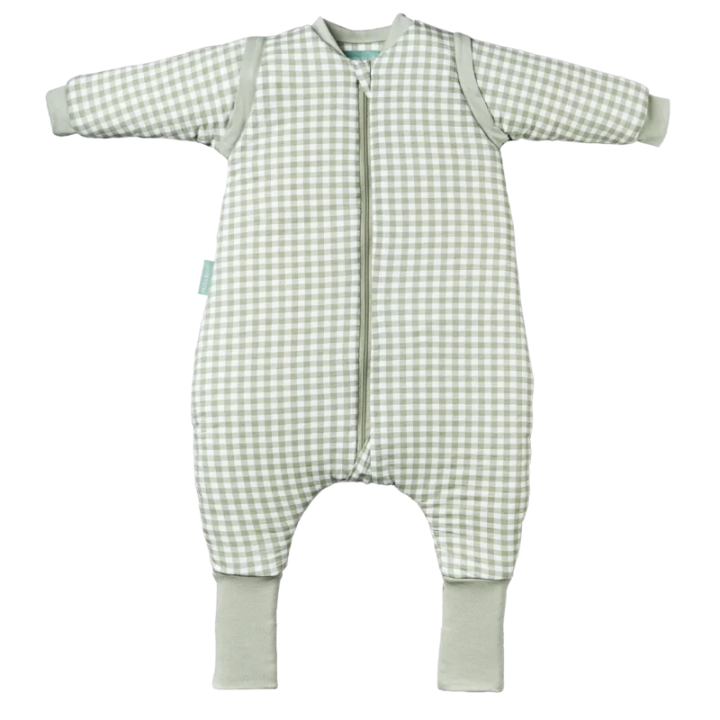 Gigoteuse Avec pieds et Manches amovibles l Vichy vert