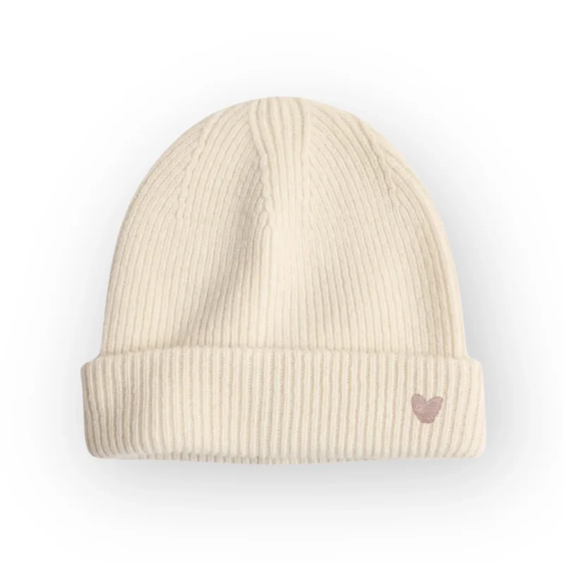 Bonnet en laine l Ecru