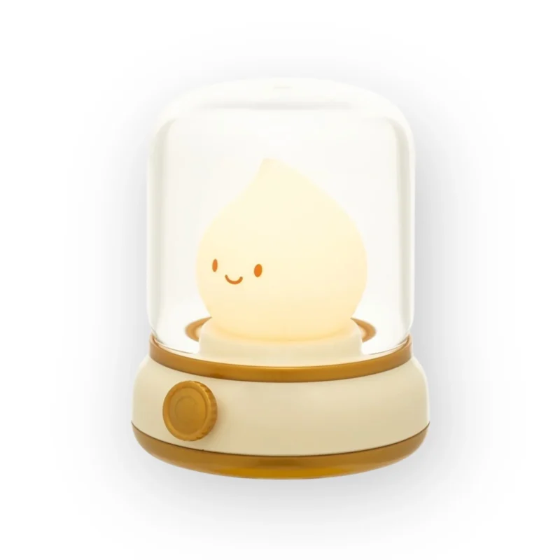 Veilleuse rechargeable petite flamme l créme