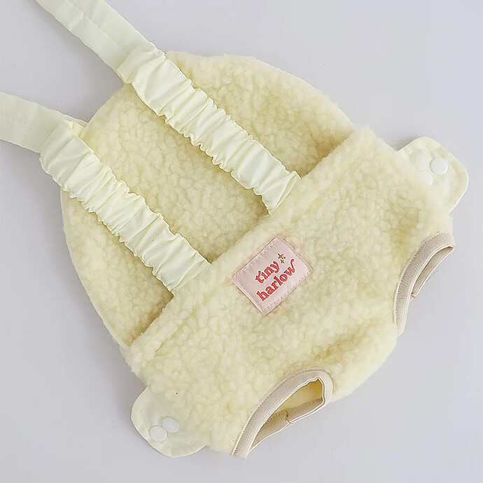Porte-bébé pour Poupée Tiny Harlow- Cream Sherpa