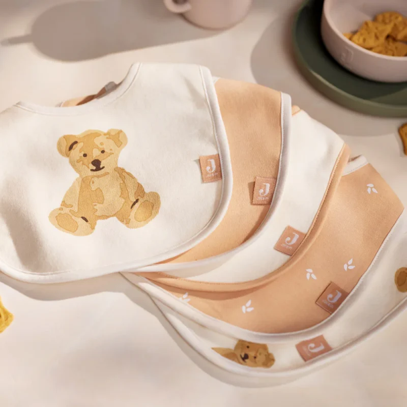 Bavoir - Teddy Bear/Harvest - 5 Unités