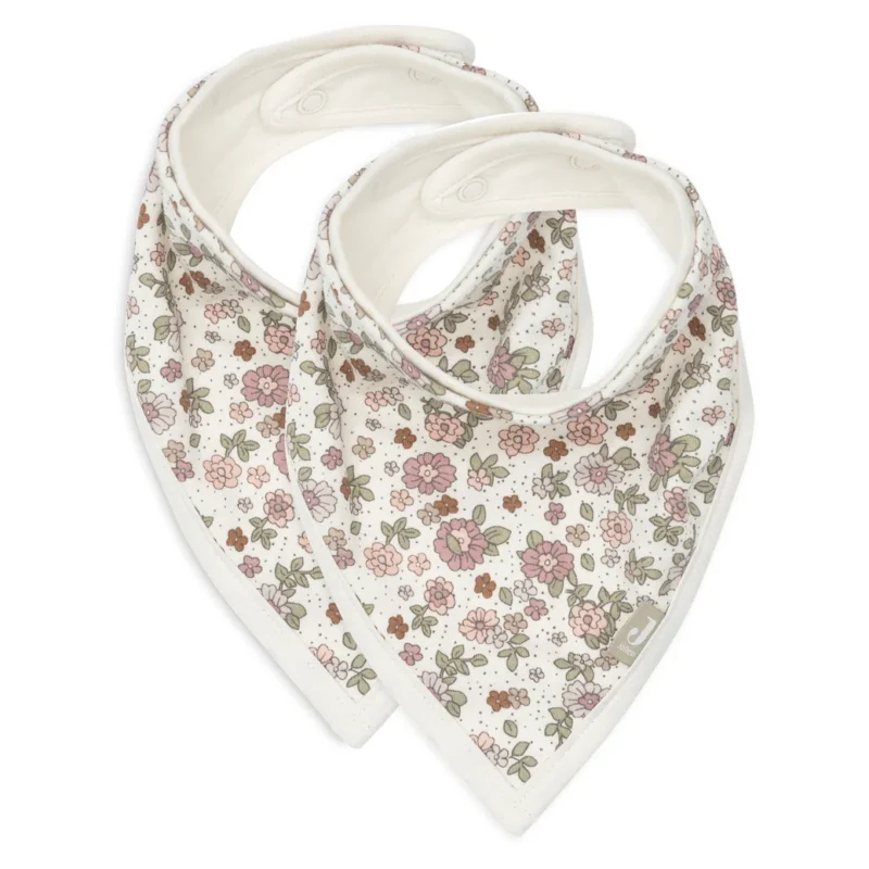 Bavoirs Bandana l Retro Flowers