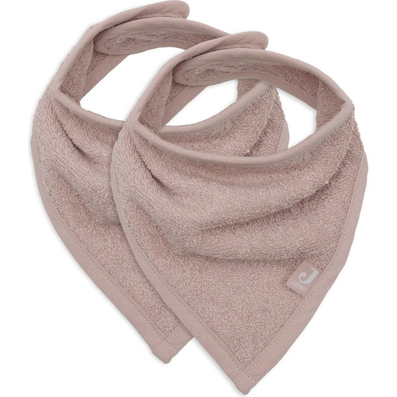 Bavoirs Bandana Eponge l Rose
