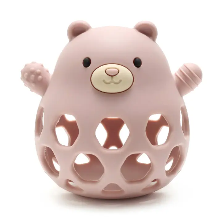 Balle de Motricité l Ourson Rose