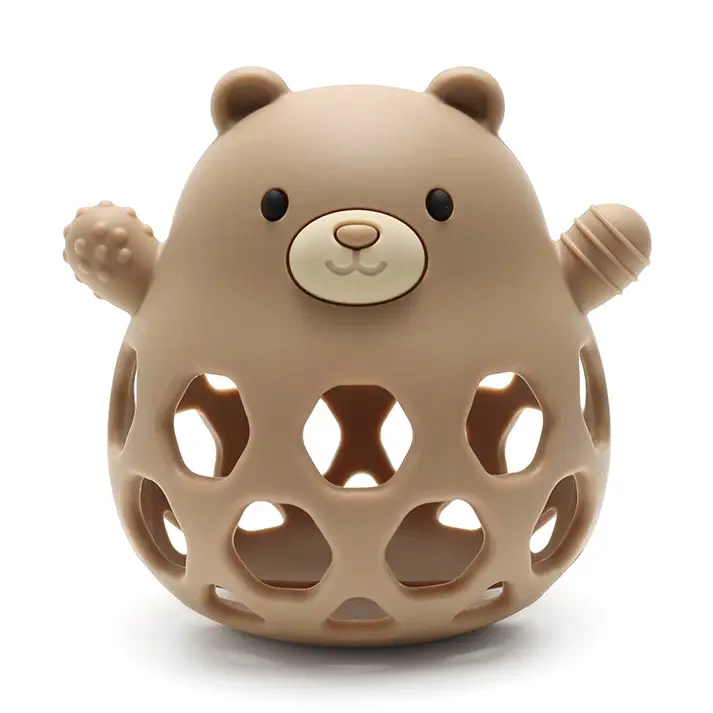 Balle en Silicone l Ourson Biscuit