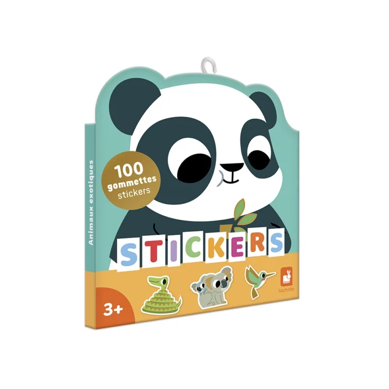 Gommettes Animaux Exotiques x100