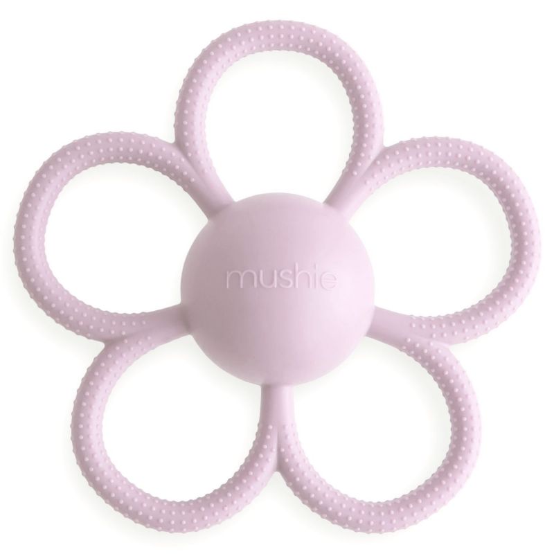 Jouet de dentition en silicone Daisy Lilac l Mushie