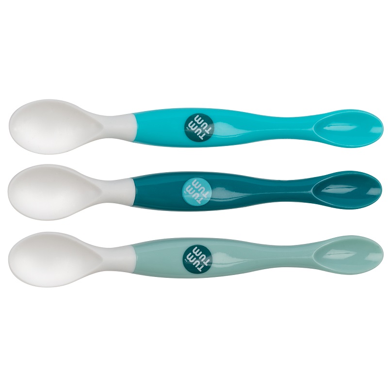 Lot de 3 cuillères à double embout Ourson