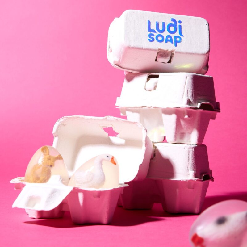 Savons oeufs Ludi soap (2 pièces – modèles aléatoires)