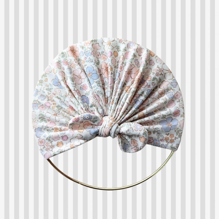 Turban l Fleurs de printemps