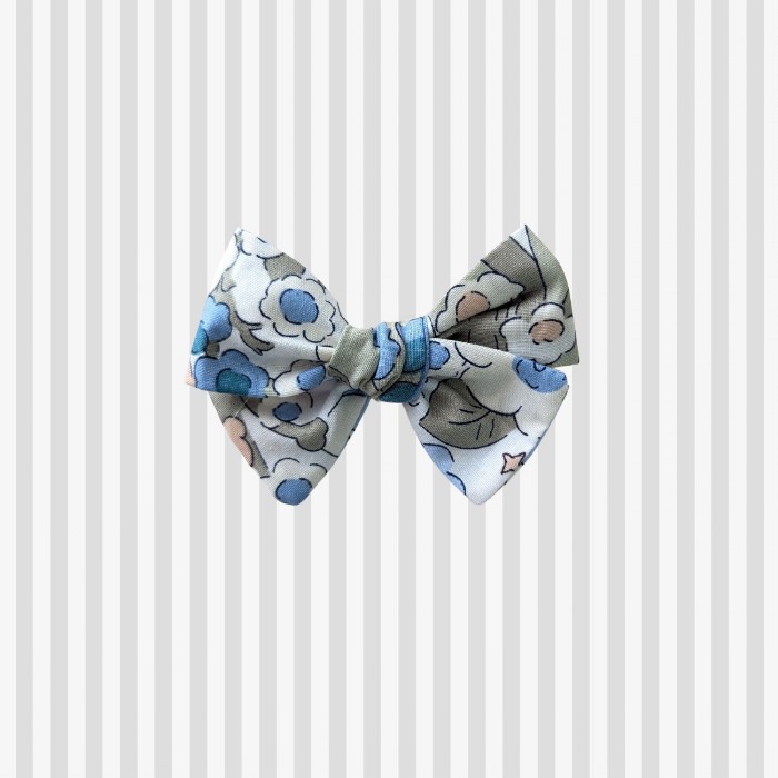 Maxi Noeud Fleurs bleues