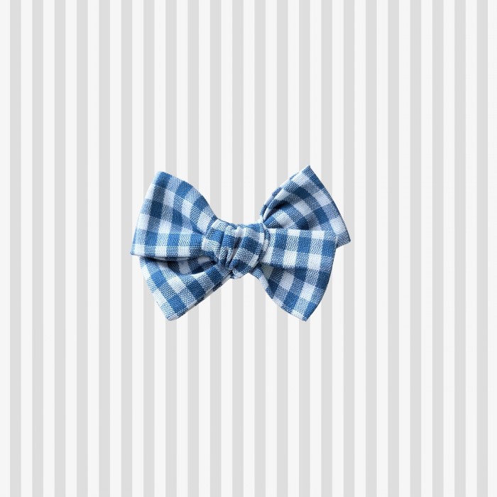 Maxi Noeud Vichy Bleu