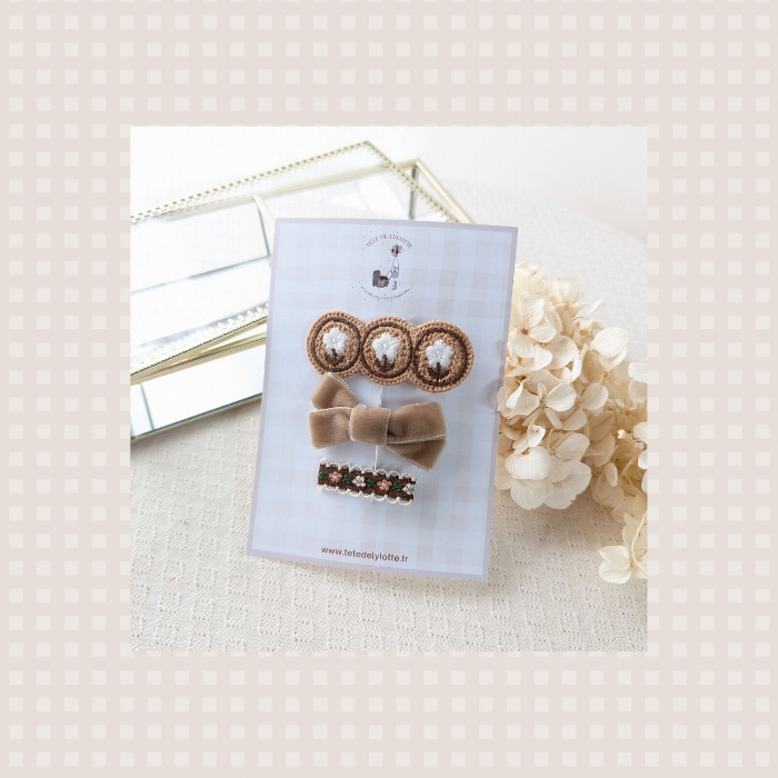 Barettes l Campagne Chic