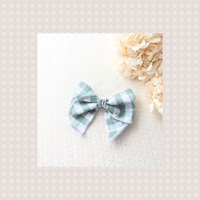 Maxi Noeud Vichy Vert