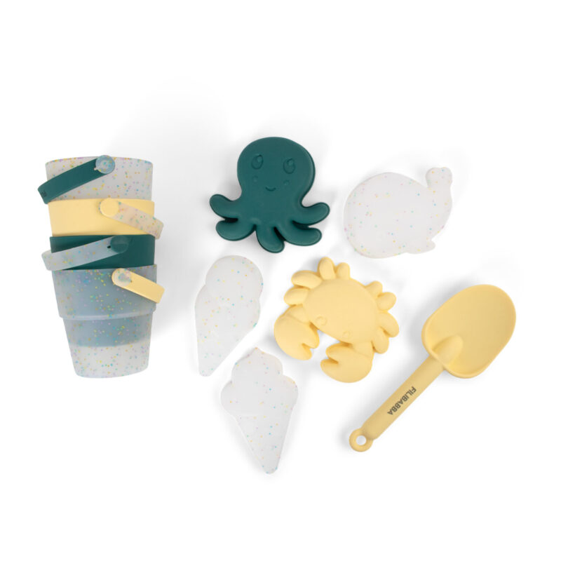 Ensemble de plage en silicone – Confettis