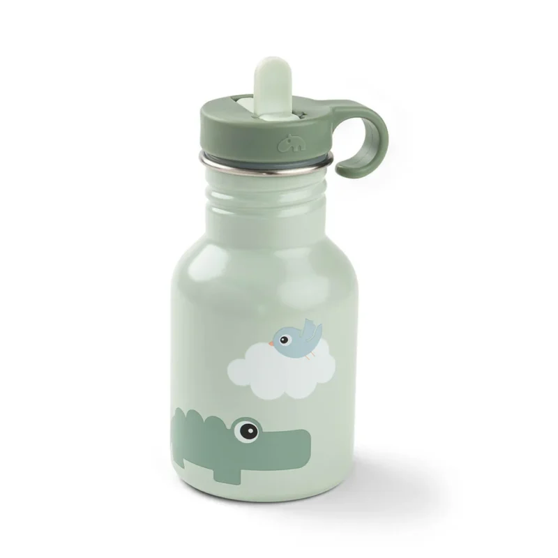 Petite Gourde en metal Playground l Vert