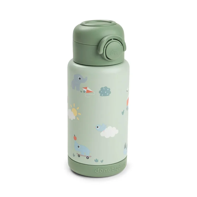 Gourde isotherme tiny farm l Vert