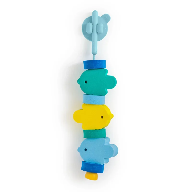 Perles a enfiler de Bain l fish Bleu