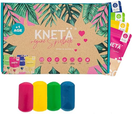 Lot de 4 pâtes à modeler végétaliennes