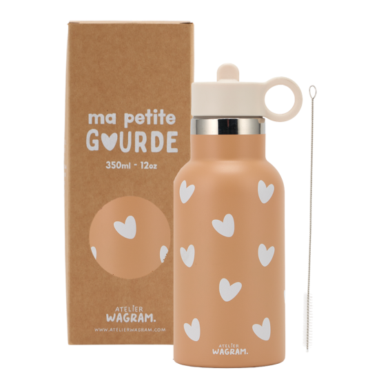 Gourde acier inoxydable l Coeurs Nougat