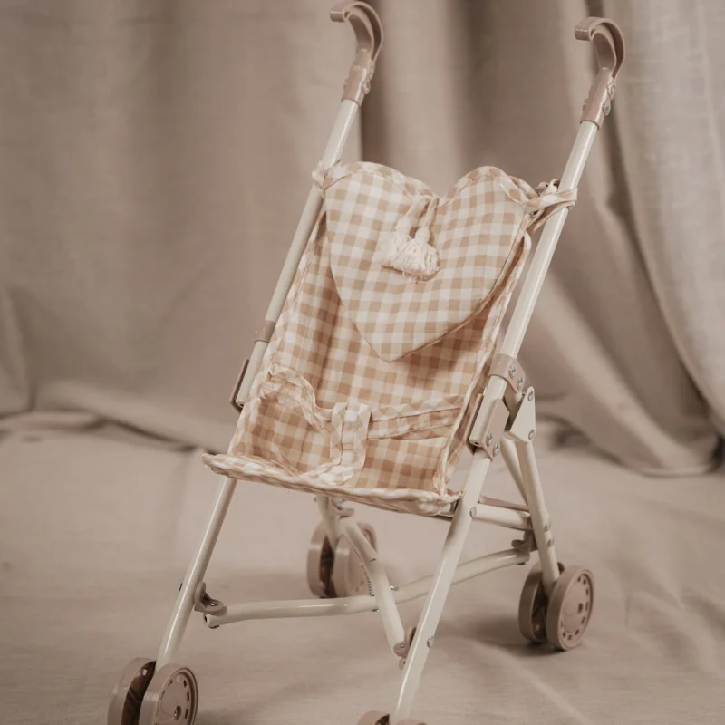 Poussette Mrs ertha l Vichy Marron
