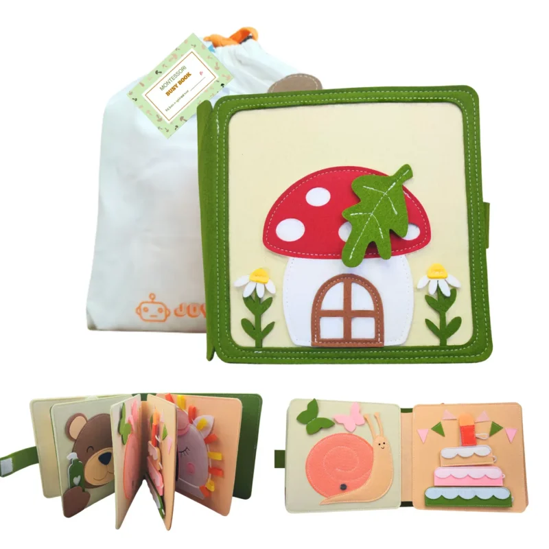 Livre d'activités Montessori l Maison Champignon