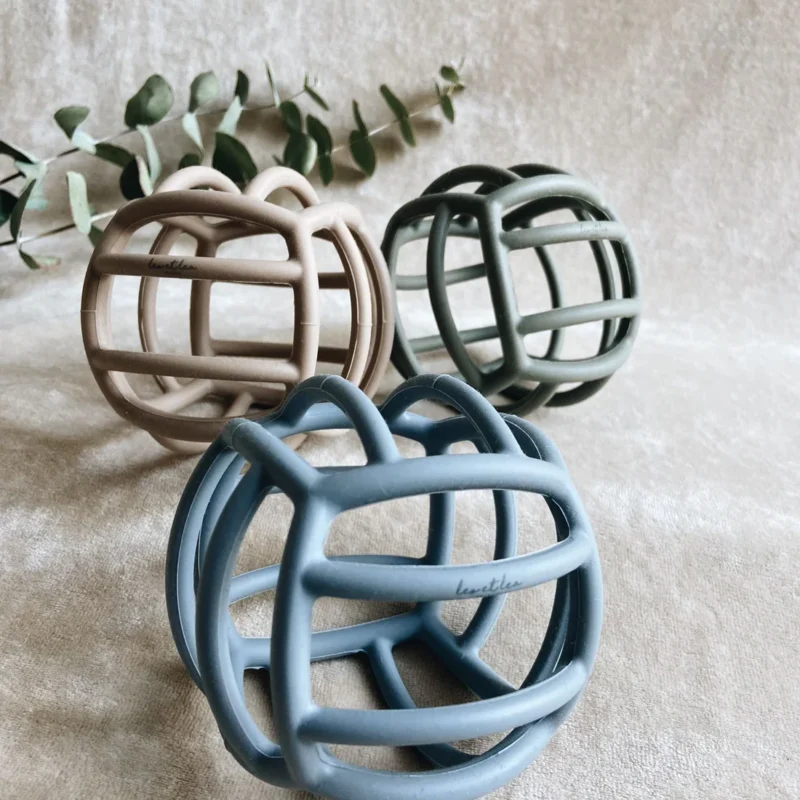 Balle sensorielle en silicone l Bleue