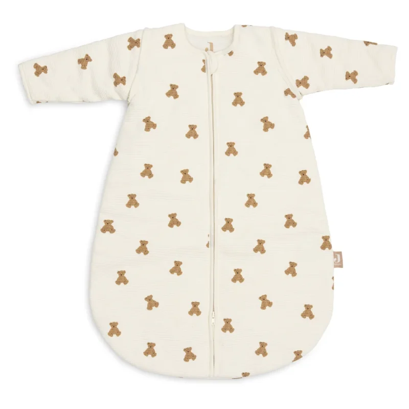 Gigoteuse 60 Cm avec Manches Amovible - Mini Teddy Bear Little Waffle