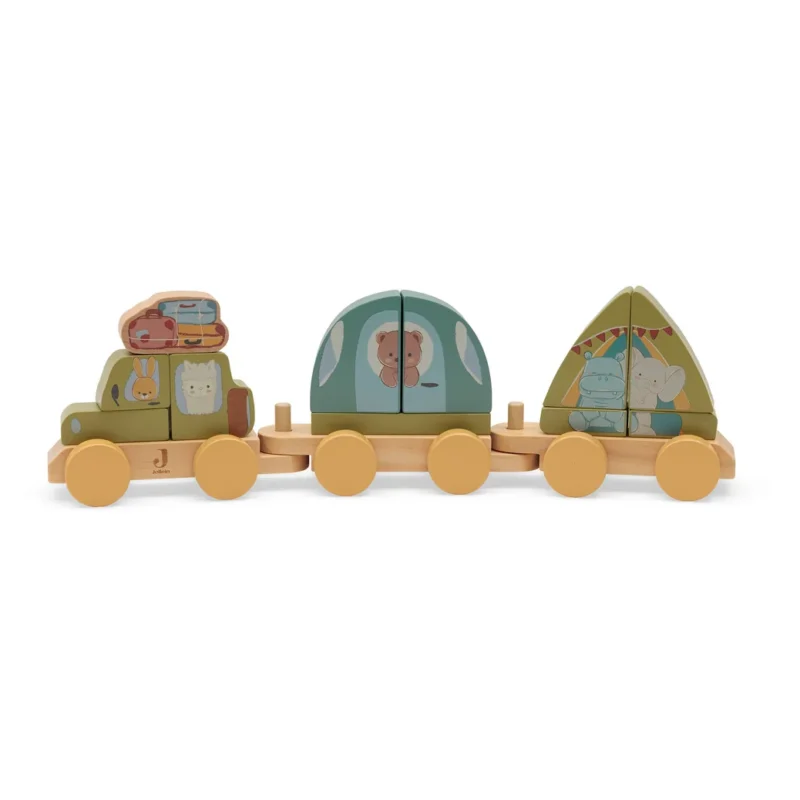 Jouet train en bois - Jollies Camping