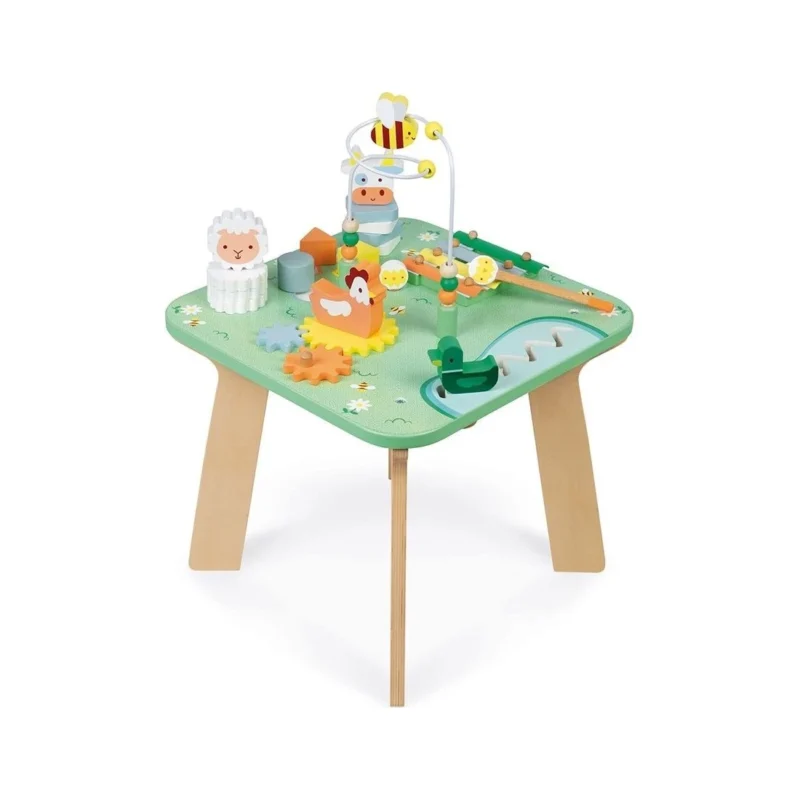 Table d'Activités Jolie Prairie (bois)