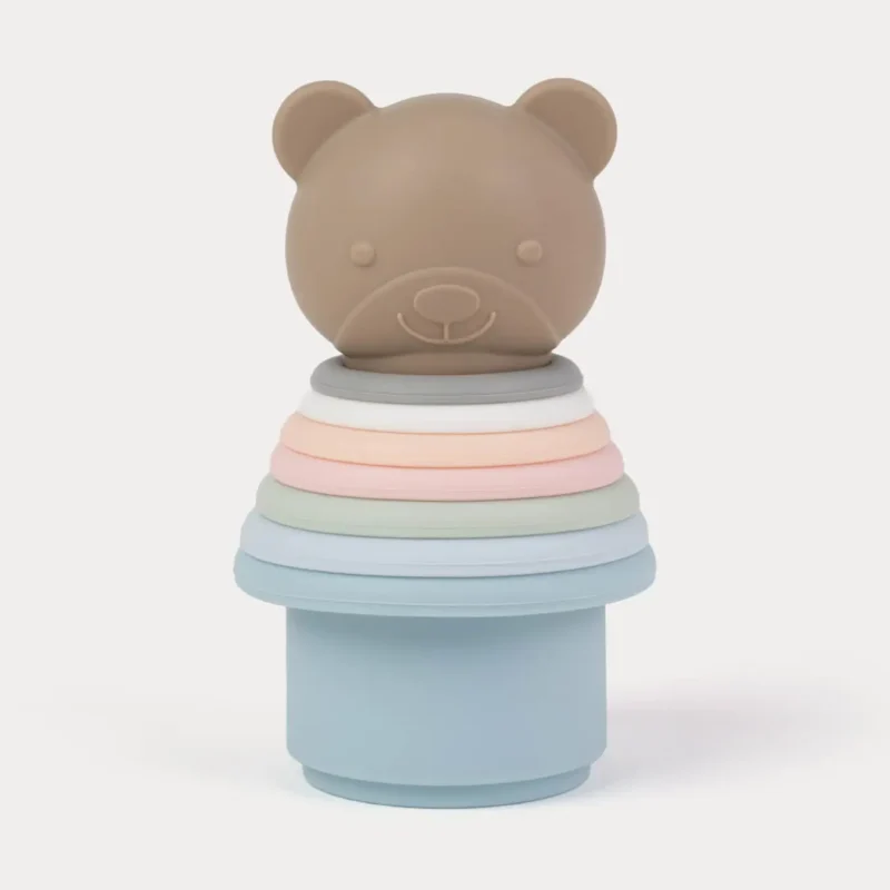 Jouet empilable en silicone l ours